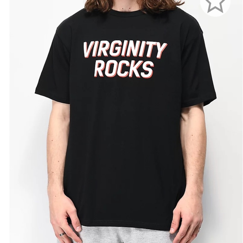 Black virginity rocks men’s t shirt